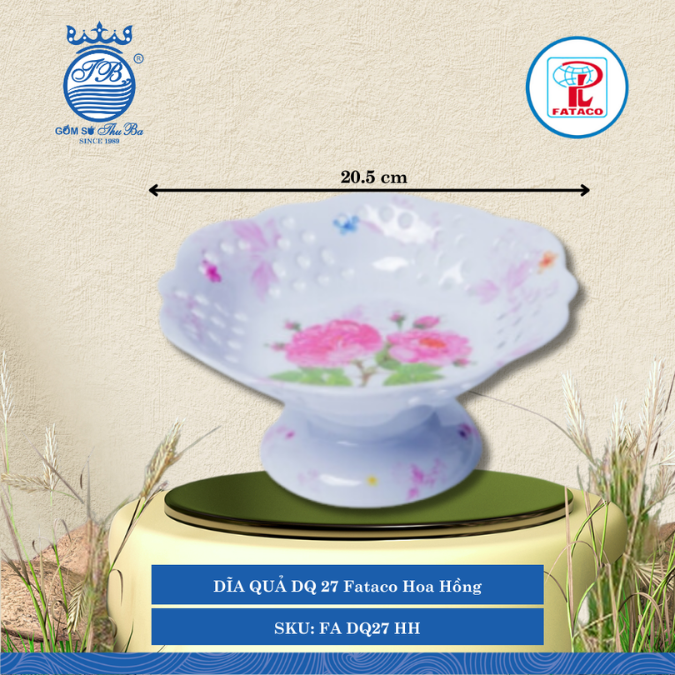 Dĩa Qủa DQ 27, DQ 28 Fataco (Nhiều Size, Nhiều Hình) Nhựa