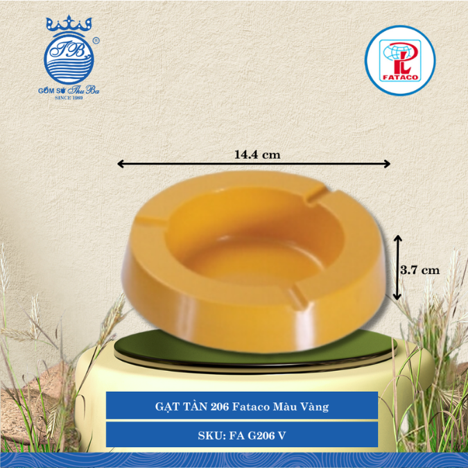 Gạt Tàn 206 Fataco (Nhiều Màu) Nhựa