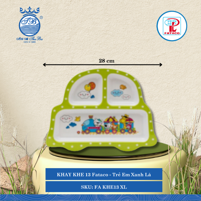 Khay Khe 13 KHE 13 Fataco Trẻ Em (Nhiều Hình) Nhựa