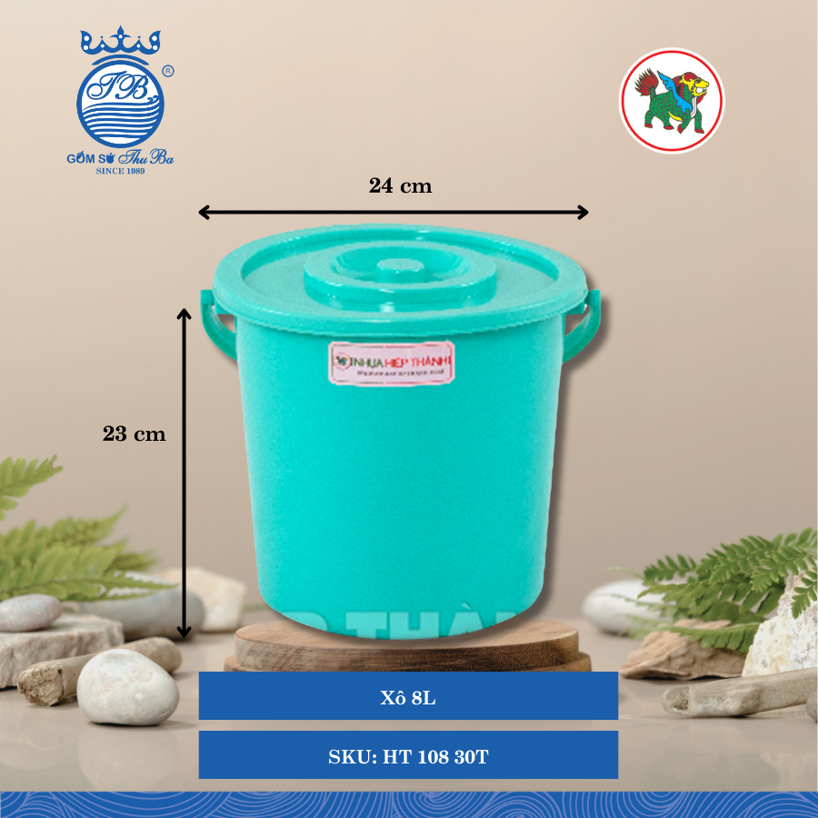 Xô (Nhiều Loại, Giao Màu Ngẫu Nhiên) Hiệp Thành Nhựa