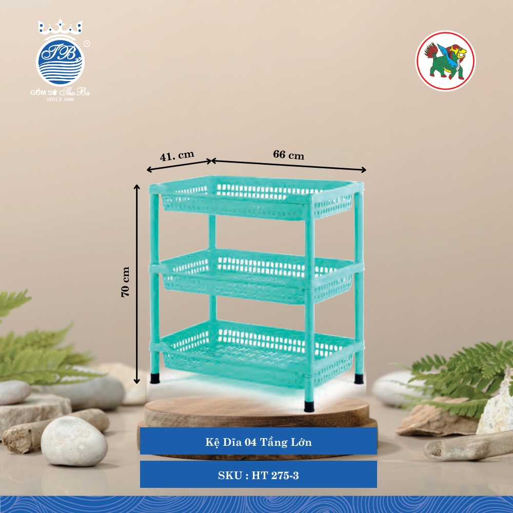 Kệ Dĩa Lớn (Nhiều Loại, Giao Màu Ngẫu Nhiên) Hiệp Thành Nhựa