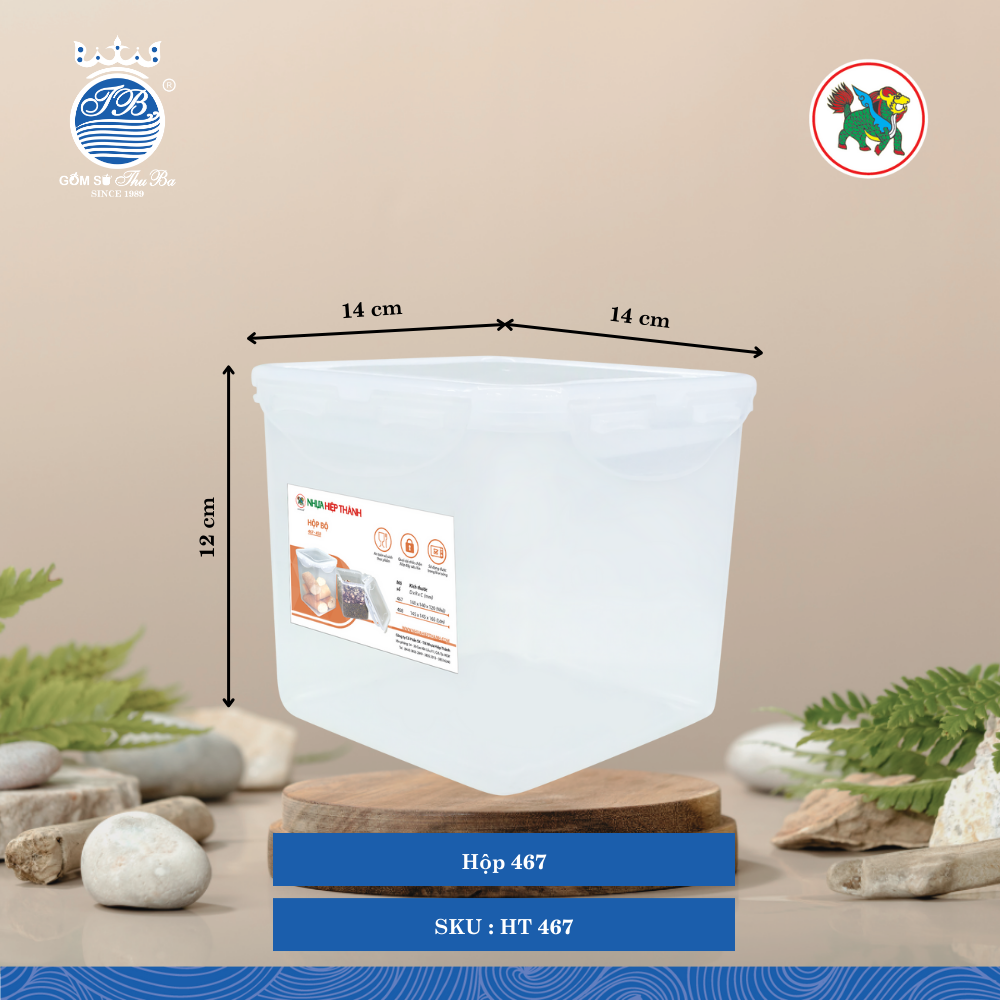 Hộp 467, 468 (Nhiều Size, Giao Màu Ngẫu Nhiên) Hiệp Thành Nhựa