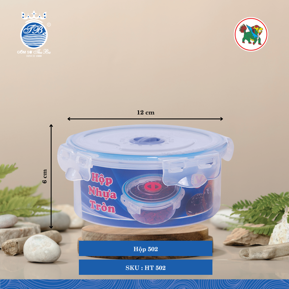 Hộp Super Look Tròn (Nhiều Size, Giao Màu Ngẫu Nhiên) Hiệp Thành Nhựa