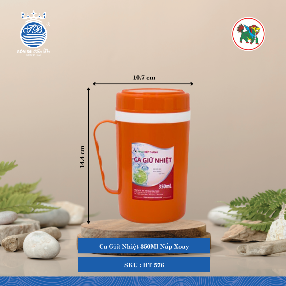 Ca Nhiệt Nắp Xoay (Nhiều Size, Giao Màu Ngẫu Nhiên) Hiệp Thành Nhựa