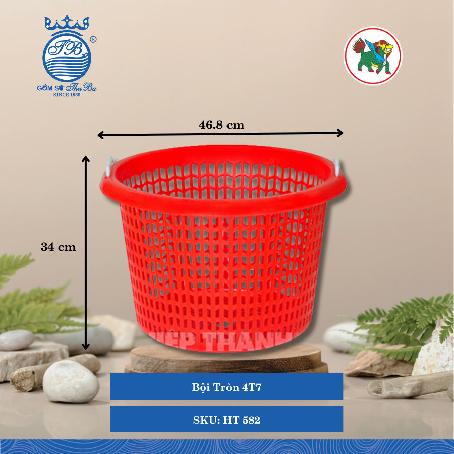 Bội Tròn (Nhiều Size, Giao Màu Ngẫu Nhiên) Hiệp Thành Nhựa