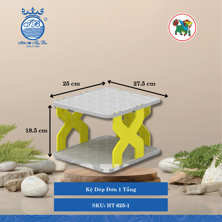 Kệ Dép Đơn (Nhiều Loại, Giao Màu Ngẫu Nhiên) Hiệp Thành Nhựa