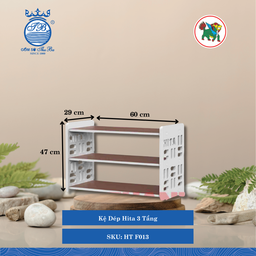 Kệ Dép Hita (Nhiều Loại, Giao Màu Ngẫu Nhiên) Hiệp Thành Nhựa