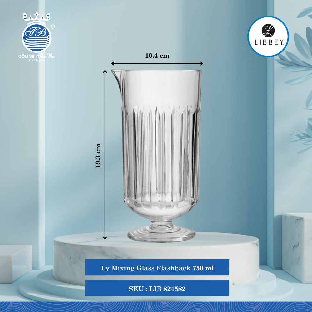 Ly Flashback Ø: 10.4cm 750ml Cao: 19.3cm 6 Cái/Thùng Libbey Thuỷ tinh EU Glassware LIB 824582