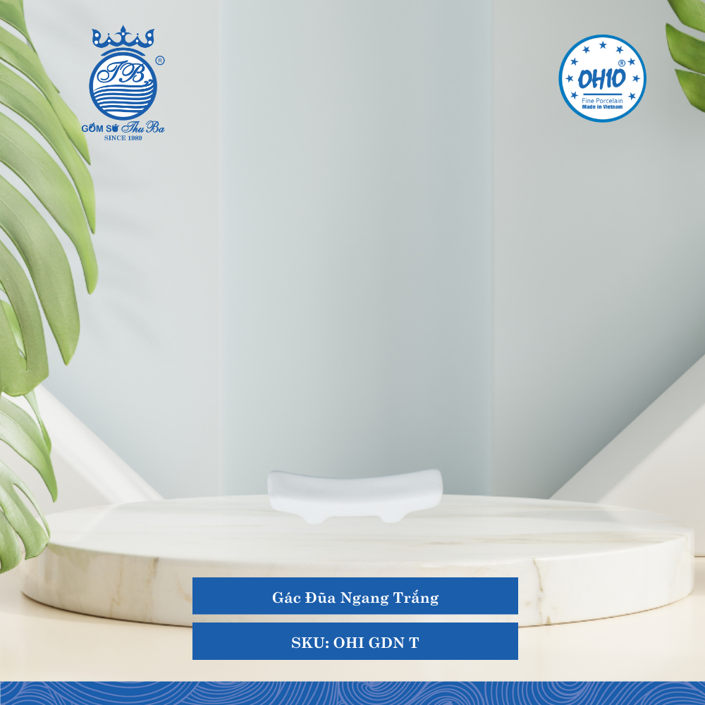 Gác Đũa Ngang A1 Trắng 200 Cái/Thùng Ohio Sứ OHI GDN T
