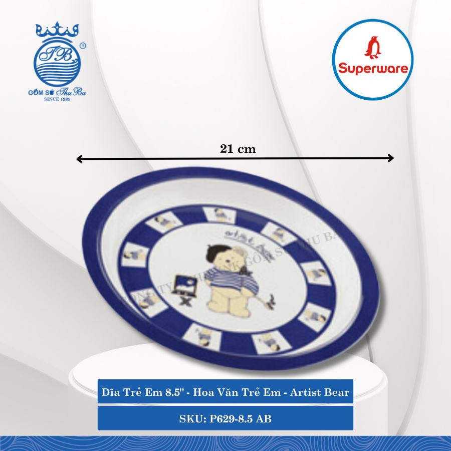 Dĩa Trẻ Em 8.5