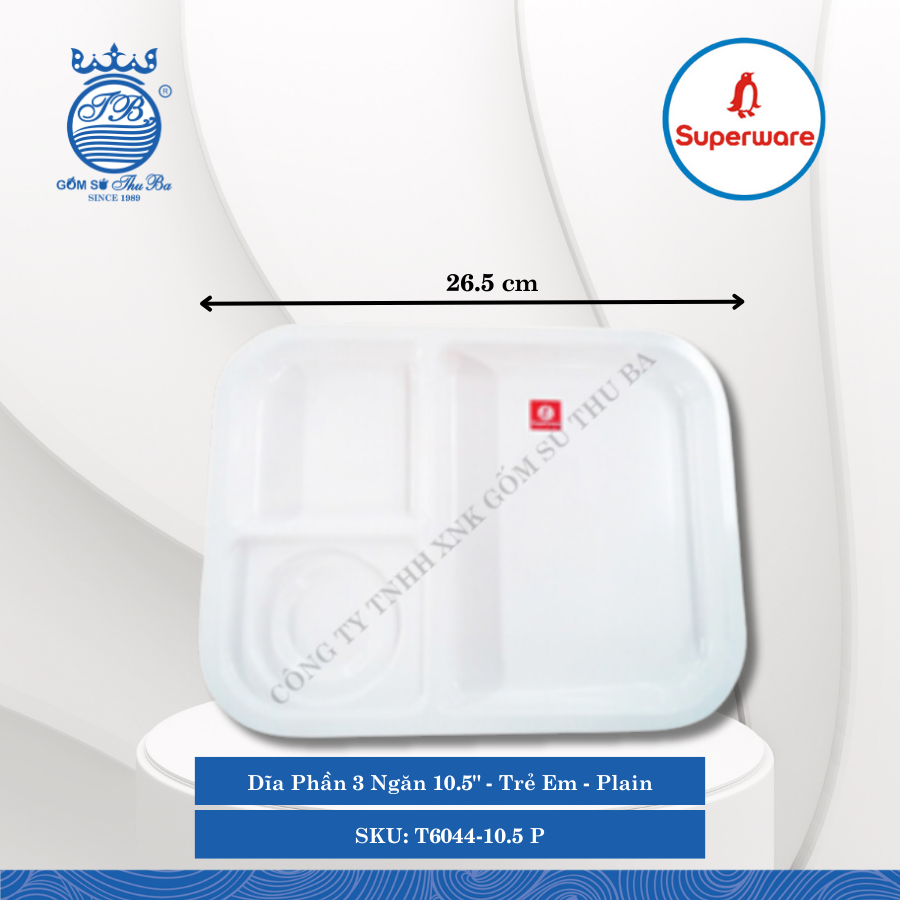 Dĩa Phần 3 Ngăn 10.5