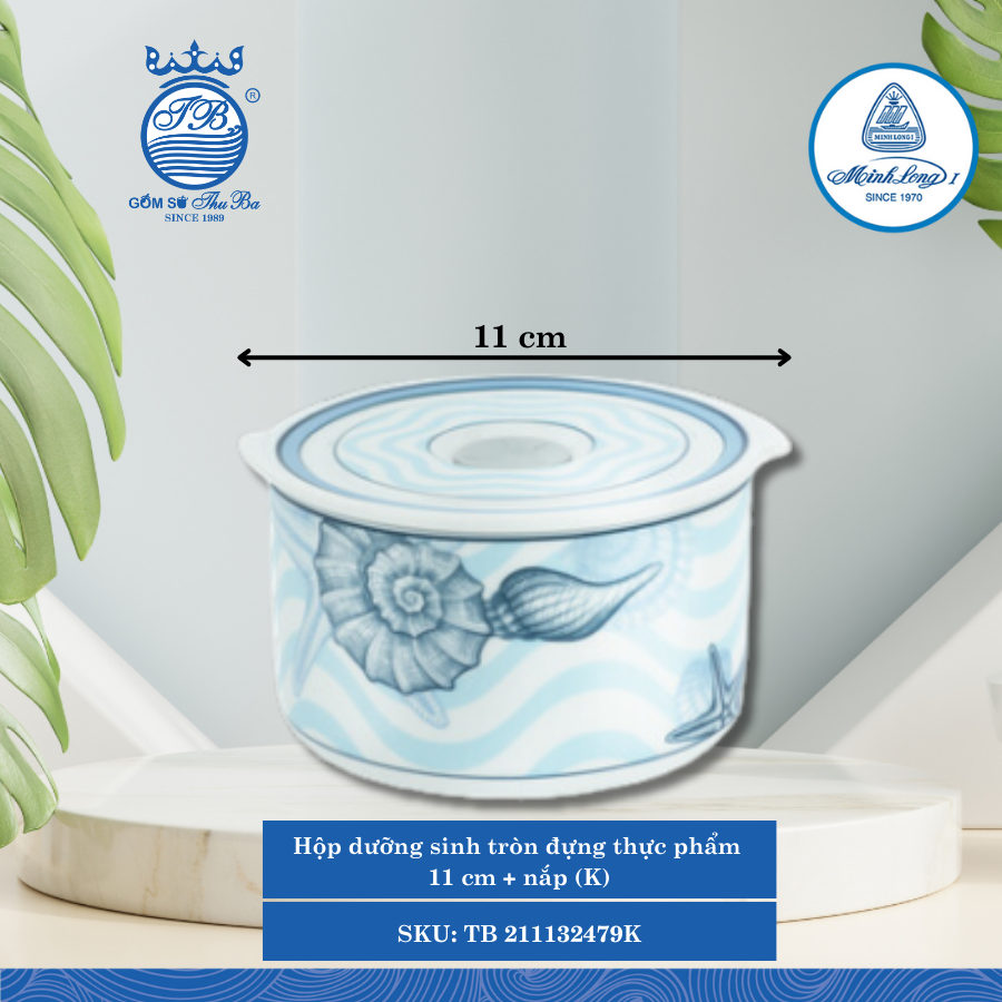 Hộp Tròn Dưỡng Sinh Đại Dương (Nhiều Size) ML I Sứ