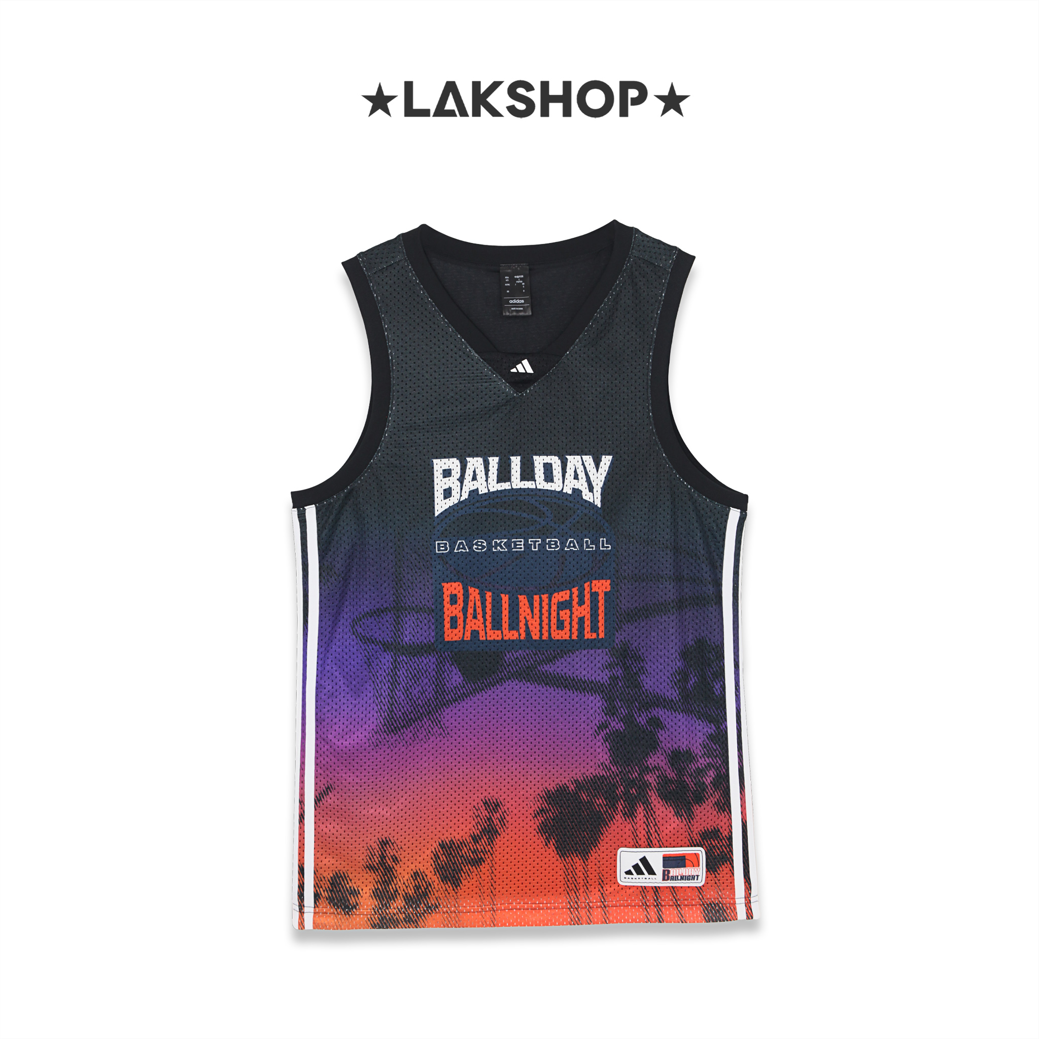 Áo Adjdas Basketball Mesh Hawaiin Tank-top (Chính Hãng)