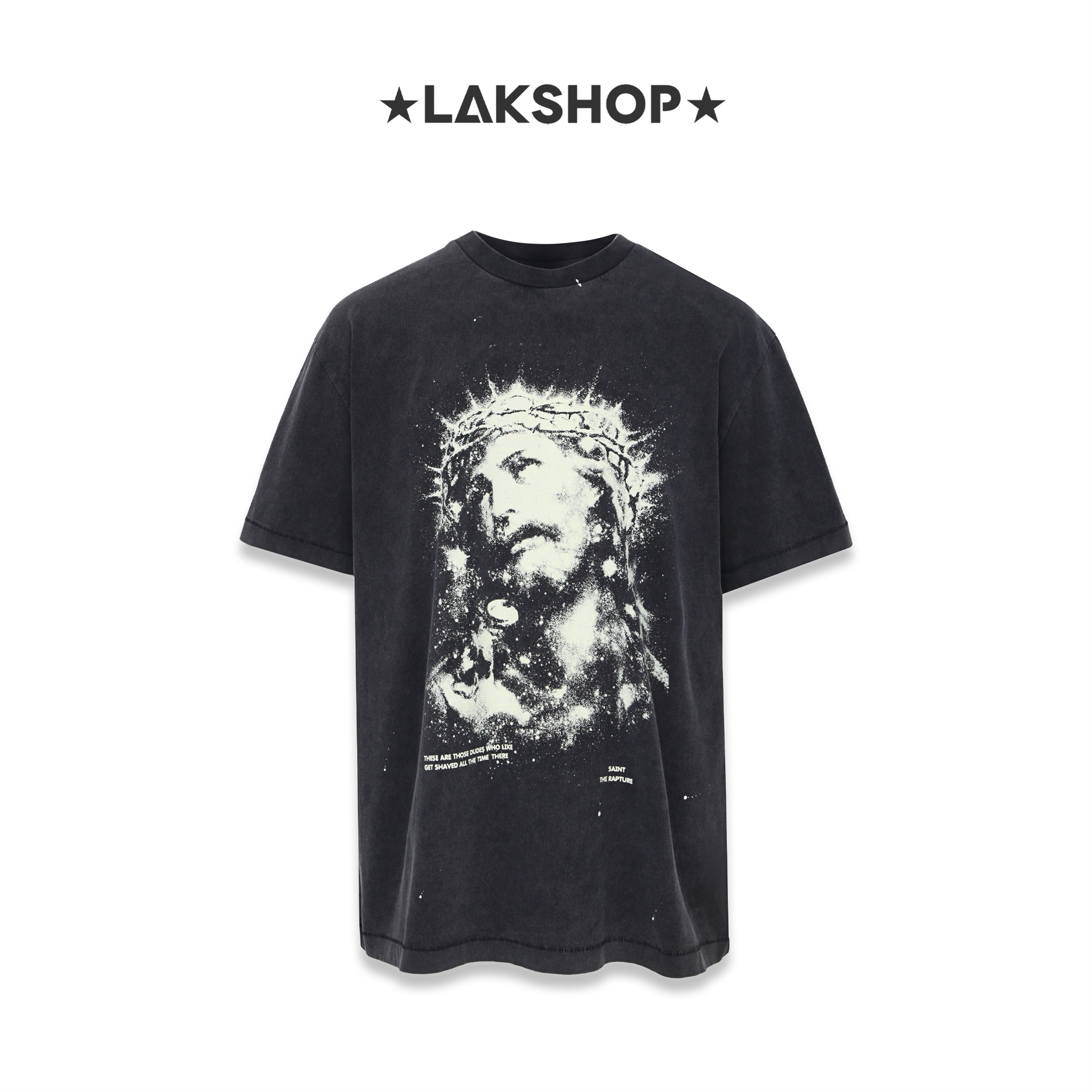 Áo Saint Jesus Luminous Print T-Shirt