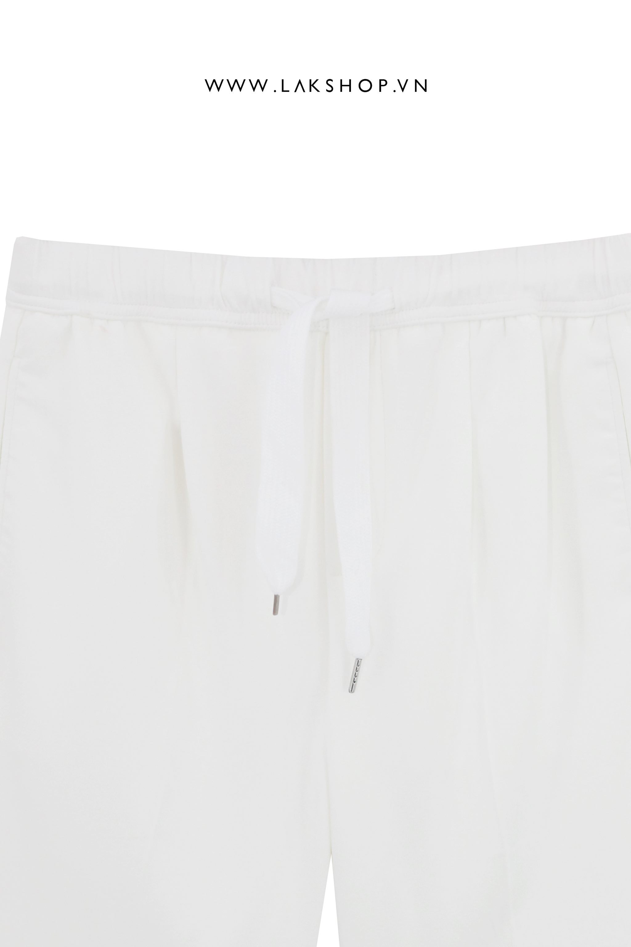White Lace Tied-waist Short cx2