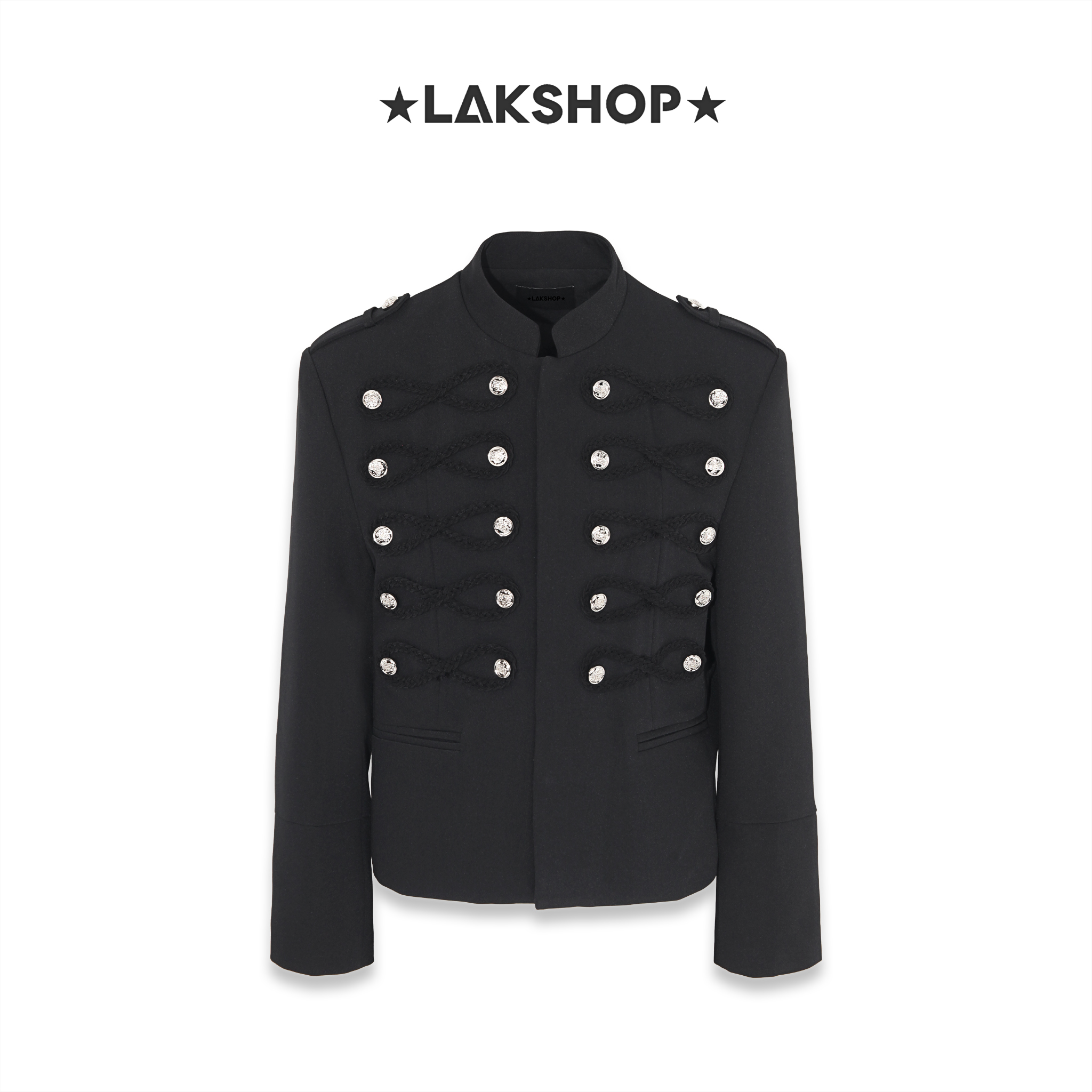 Áo Black Baroque Double Breasted Marsina Jacket