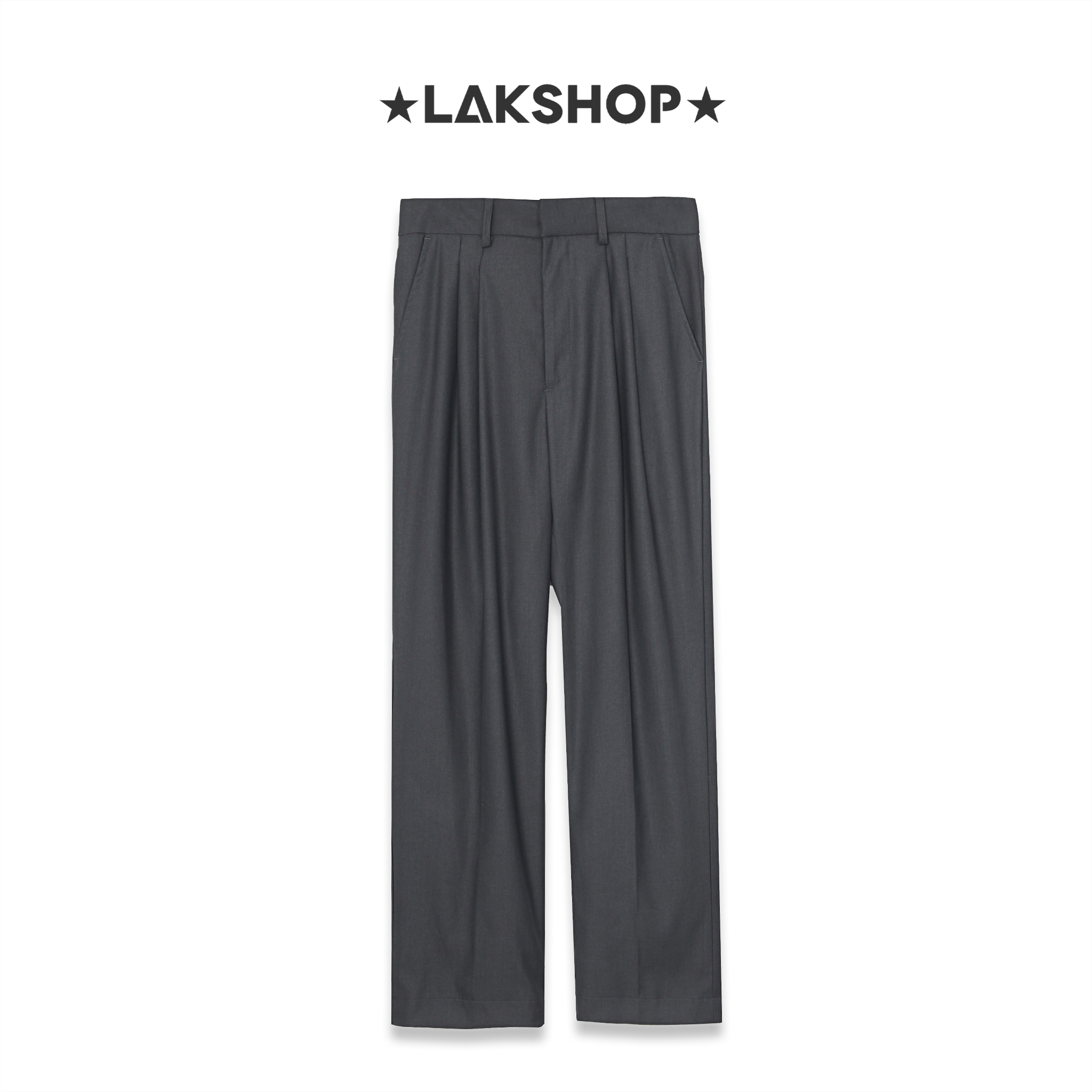 Quần Grey Pleated Trousers
