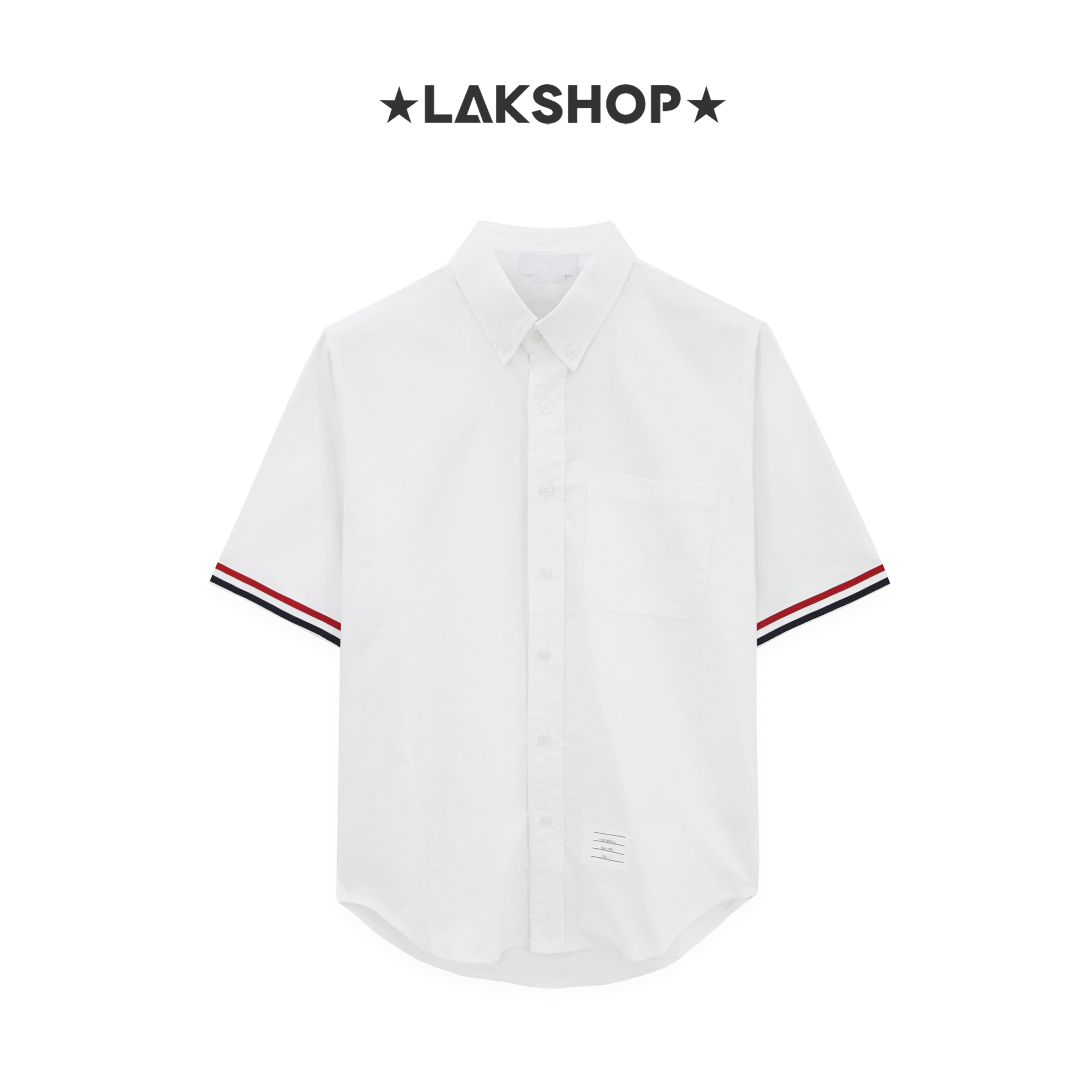 Áo TB Oxford RWB Stripe Short Sleeve Shirt