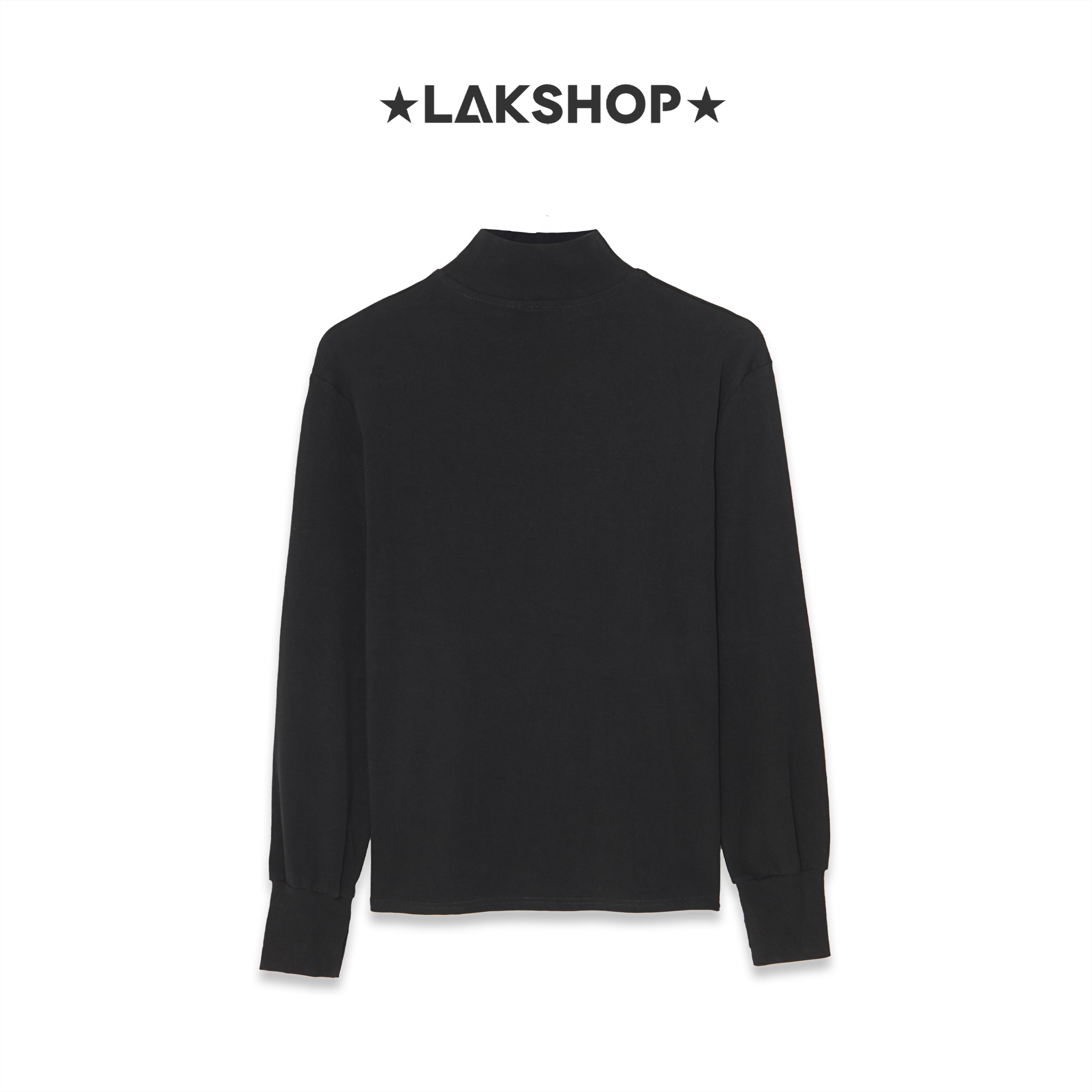 Áo Black High-Neck Sweatshirt