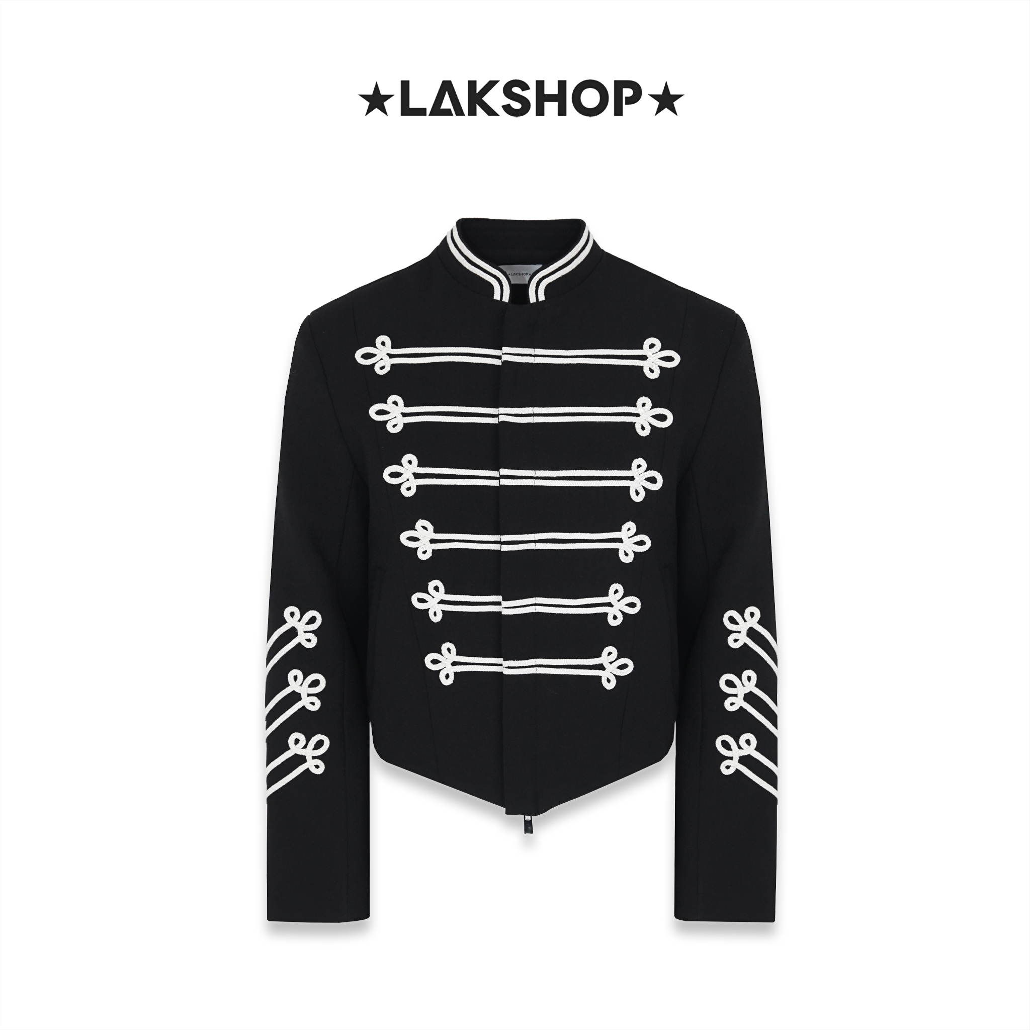 Áo Black Baroque Napoleon Jacket