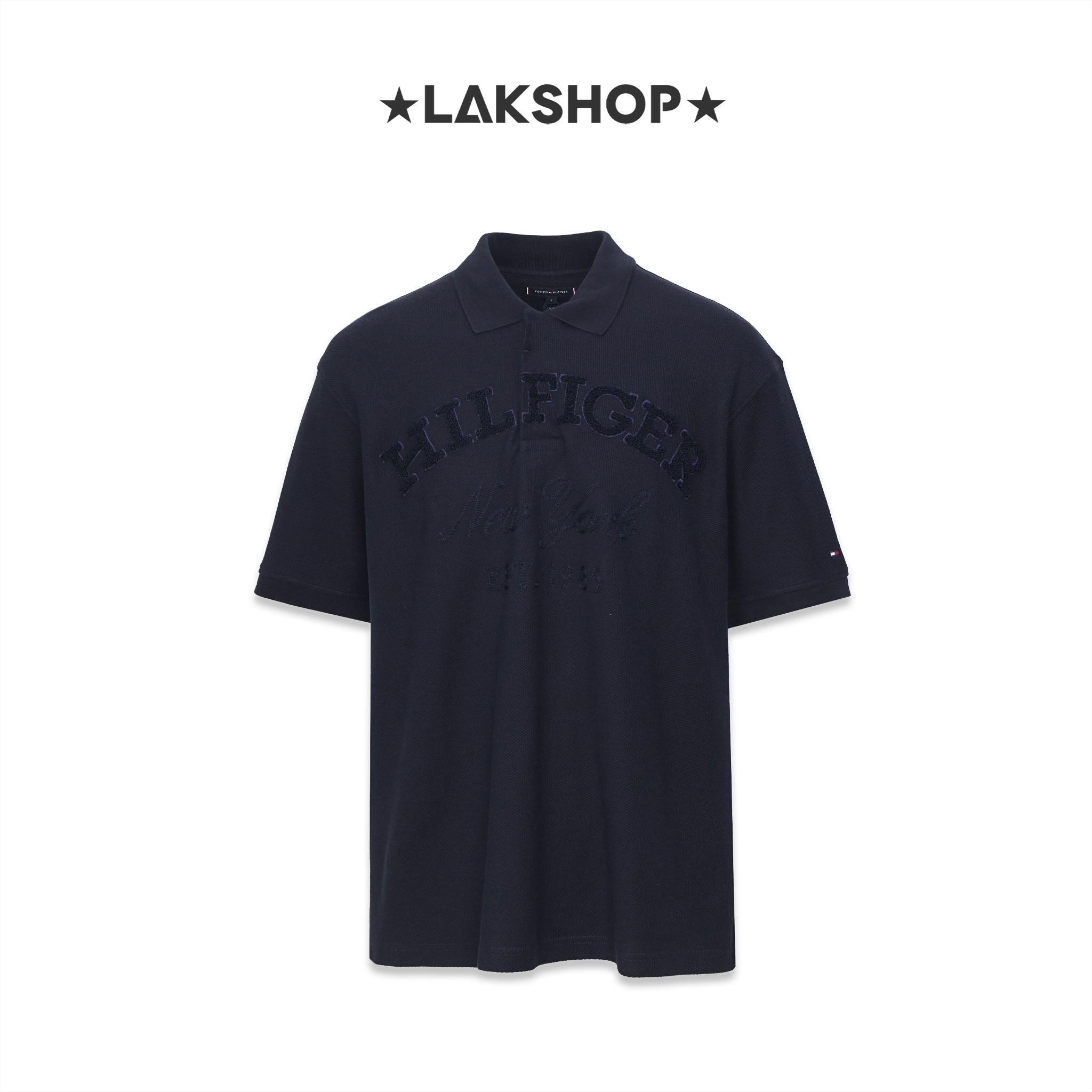 Áo Tommy Navy Monotype Archive Fit Polo (Chính Hãng)