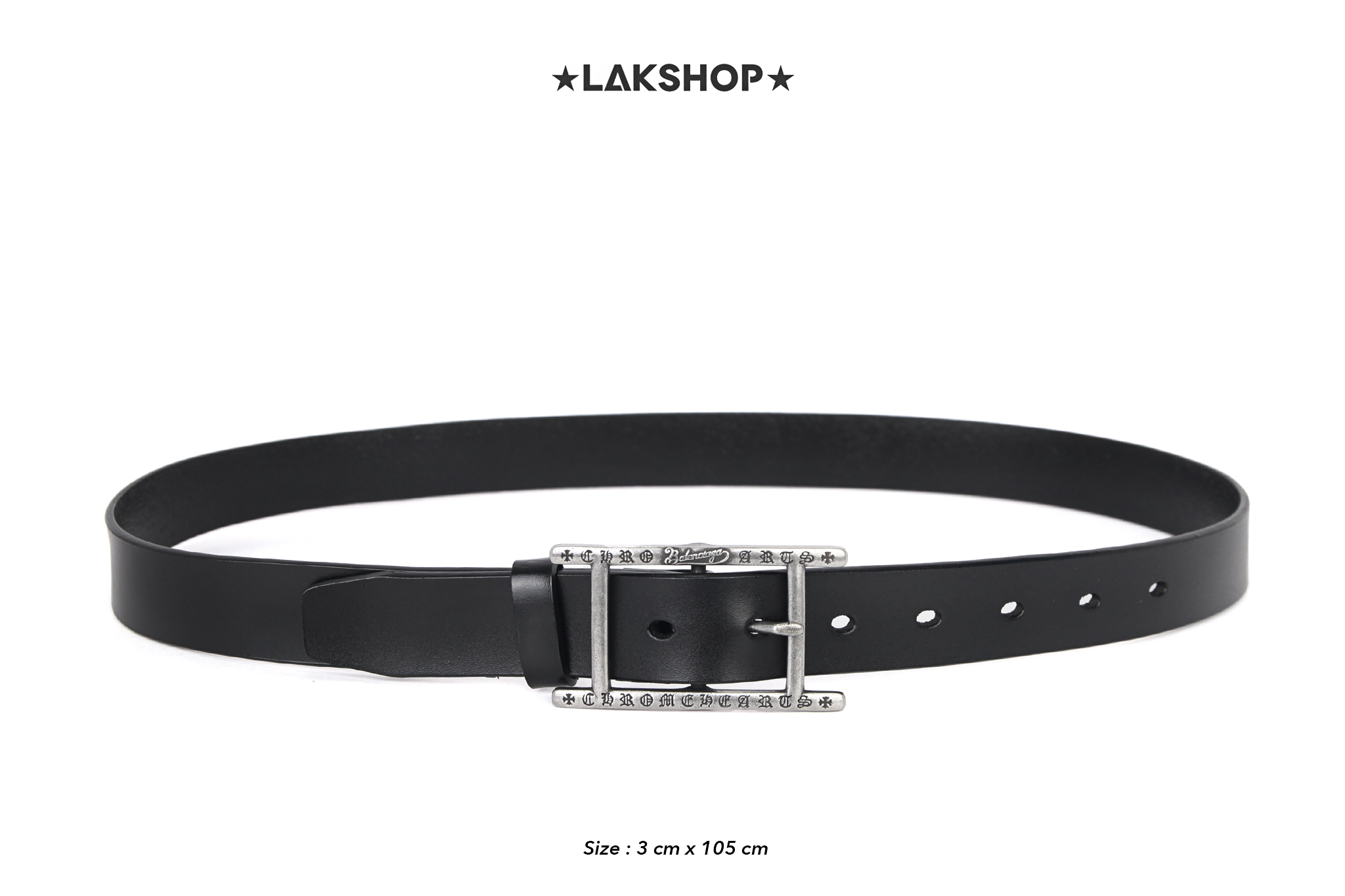 Thắt Lưng CH x 3Len Square Buckle Leather Belt 3cm