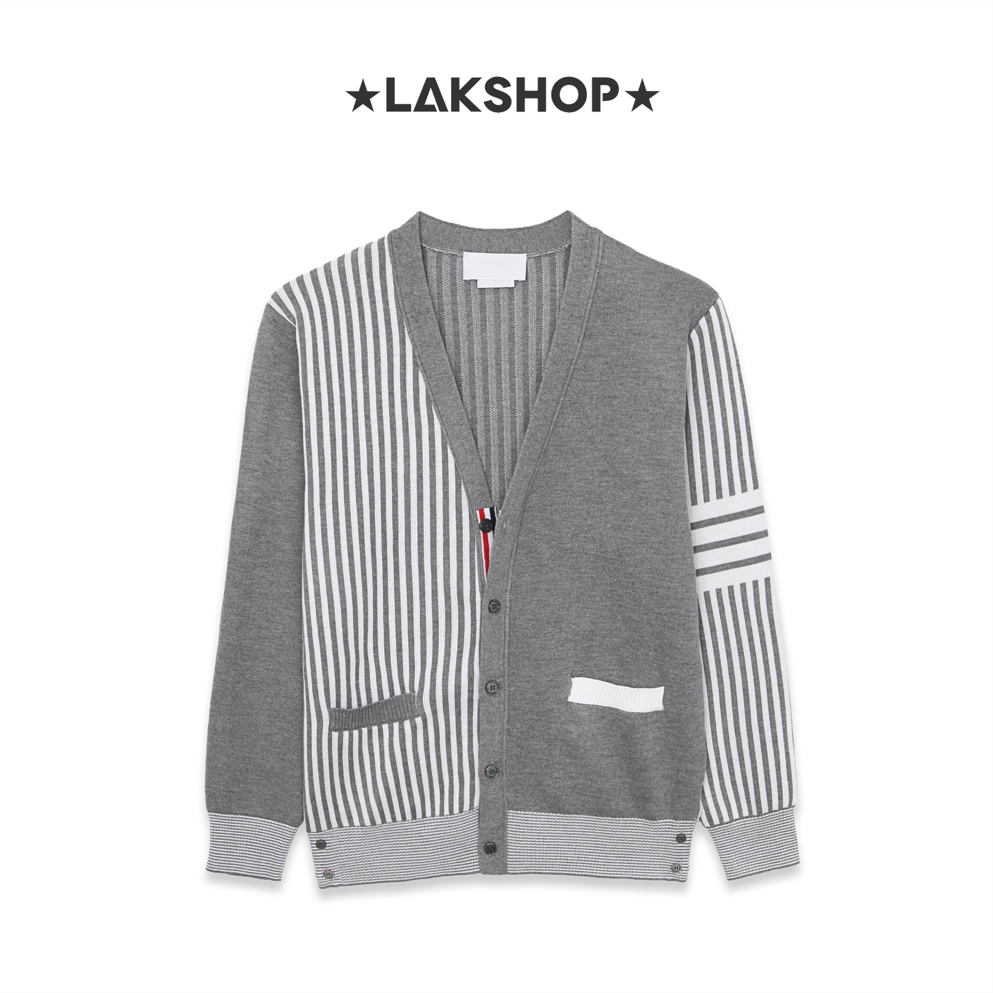 Áo  Gray Stripe 4-Bar Cargigan