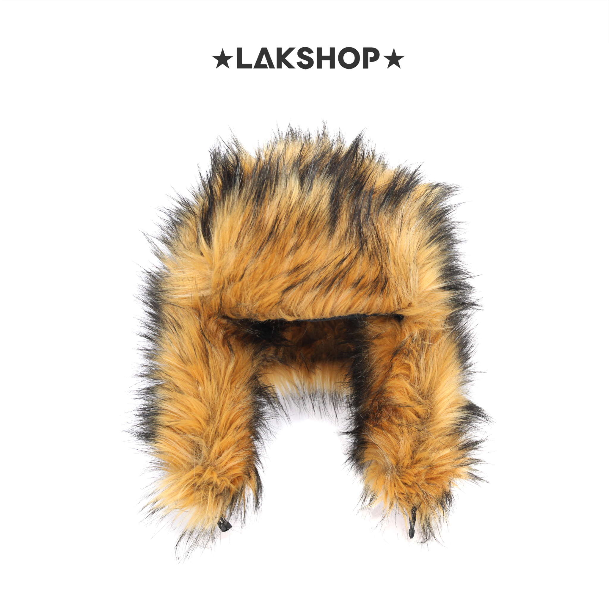 Mũ Brown Faux Fur Trapper Hat