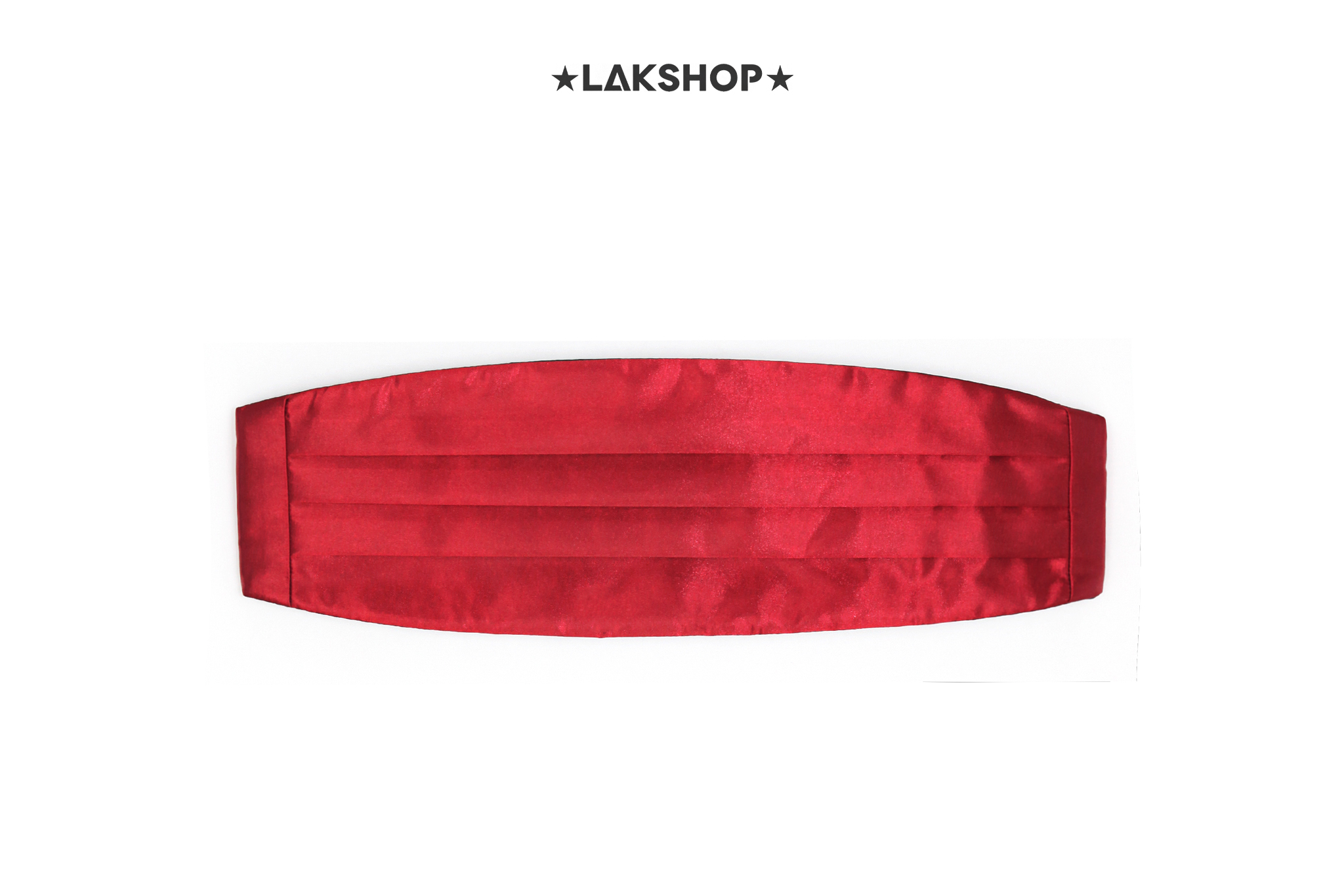 Thắt Lưng  Red Silk Cummerbund Tuxedo Belt