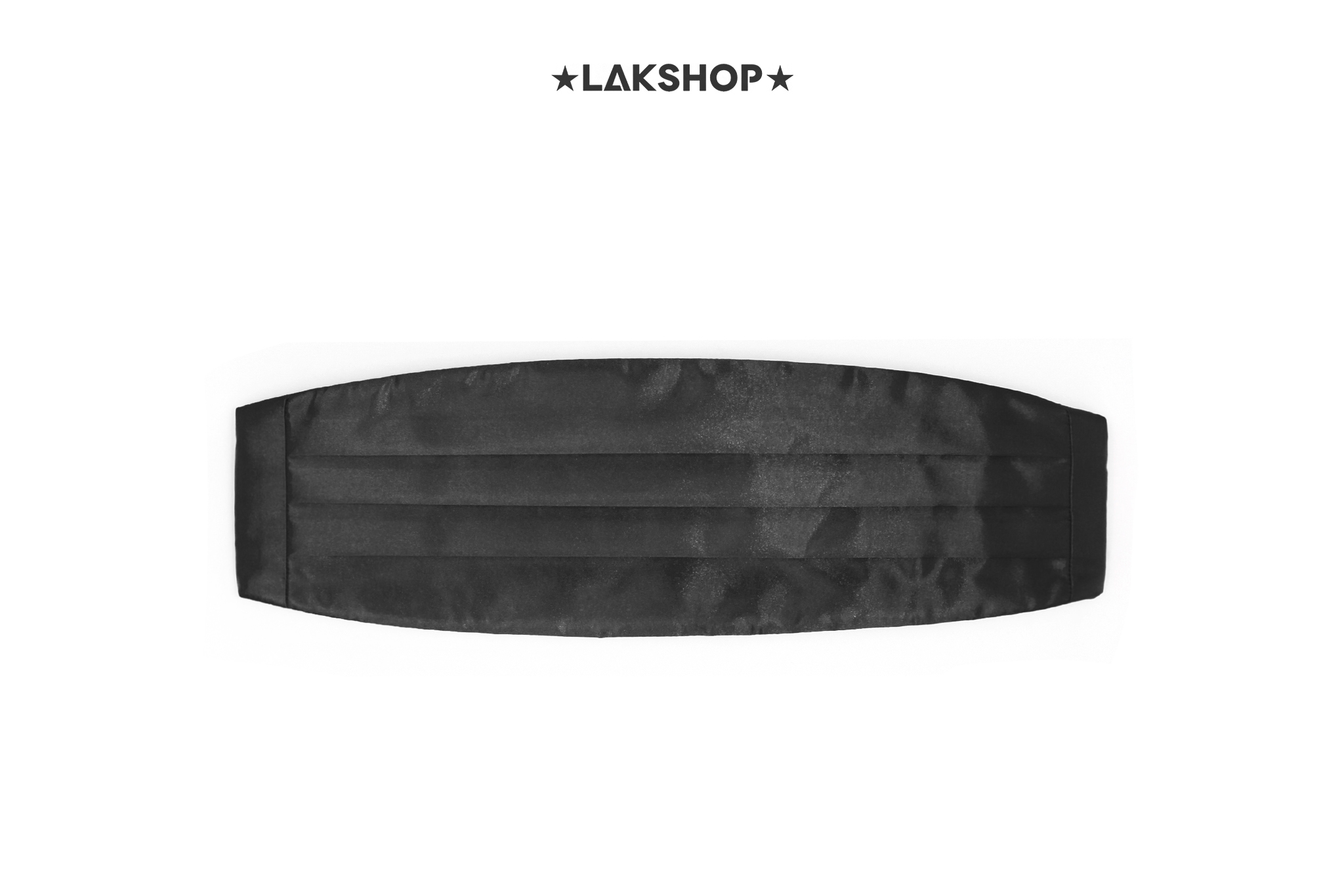 Đai bụng Black Satin Tuxedo Cummerbund Belt