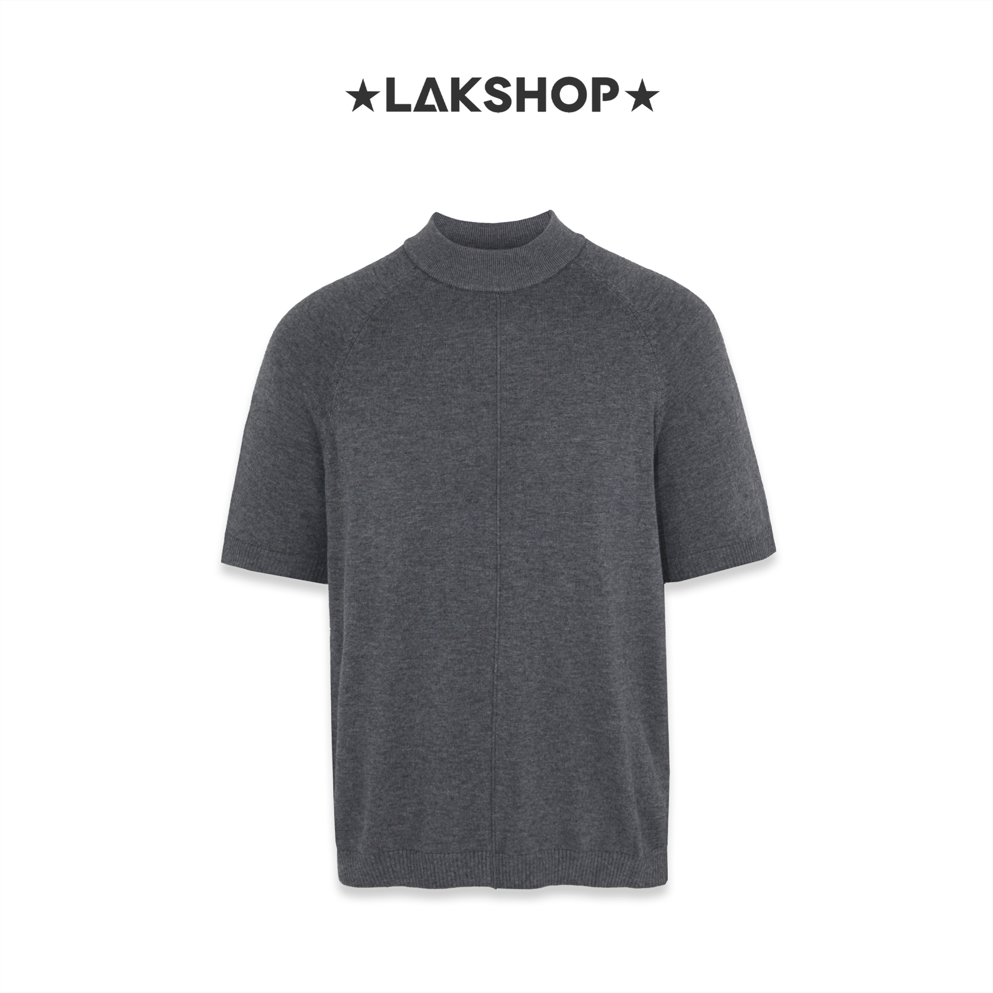 Áo Grey Raglan Knit T-Shirt