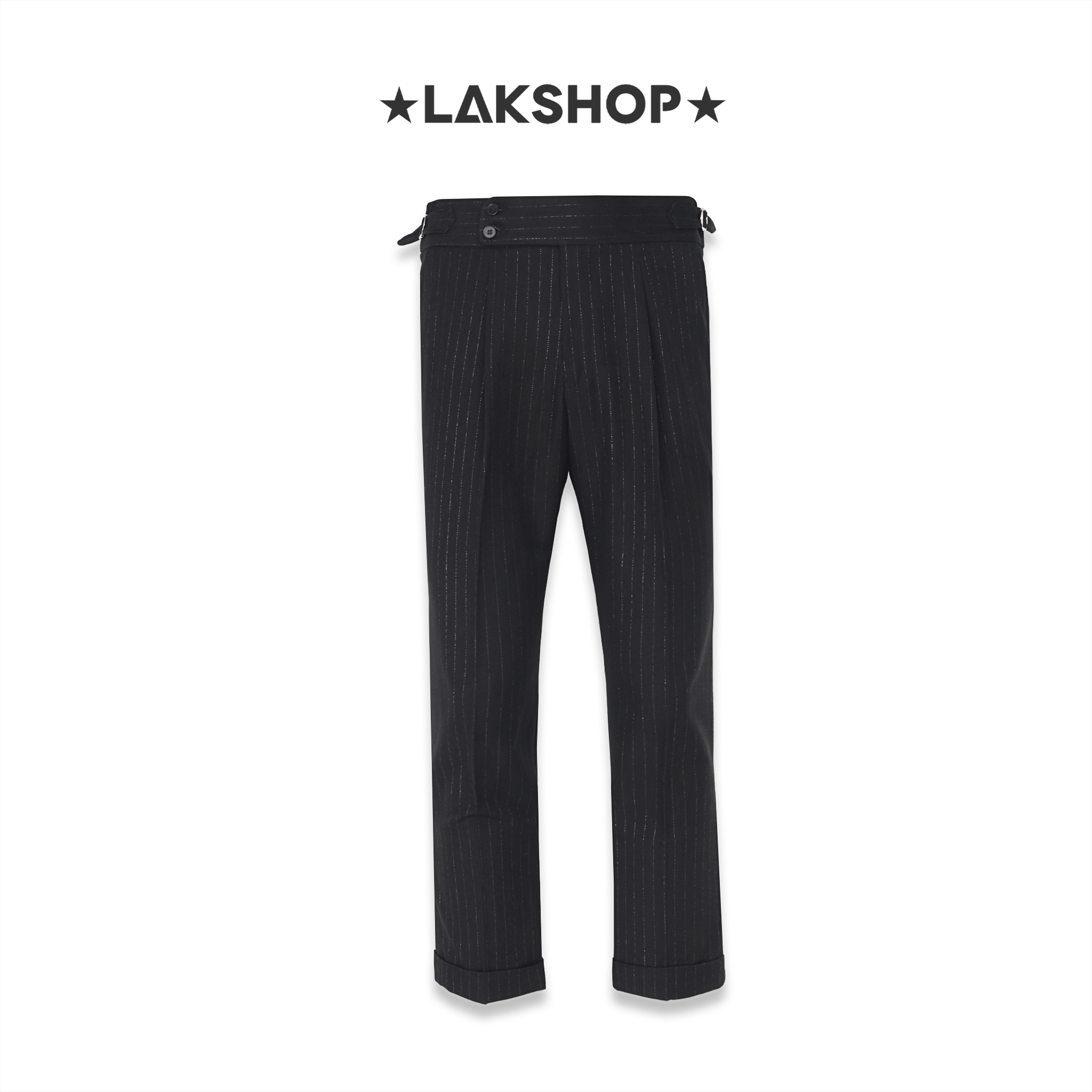 Quần Black Striped Bling Trousers