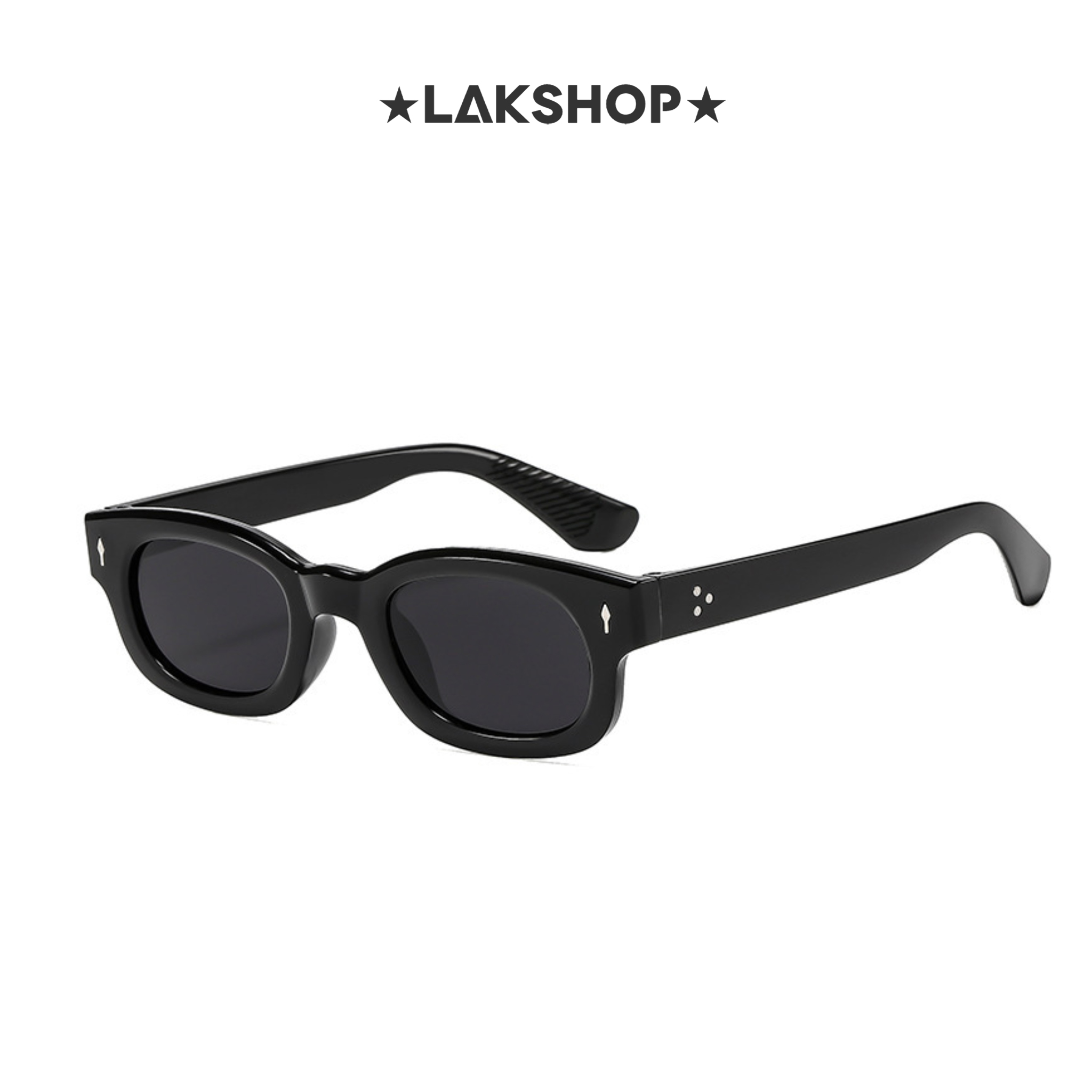 Kính Black Rectangular Shape Sunglasses