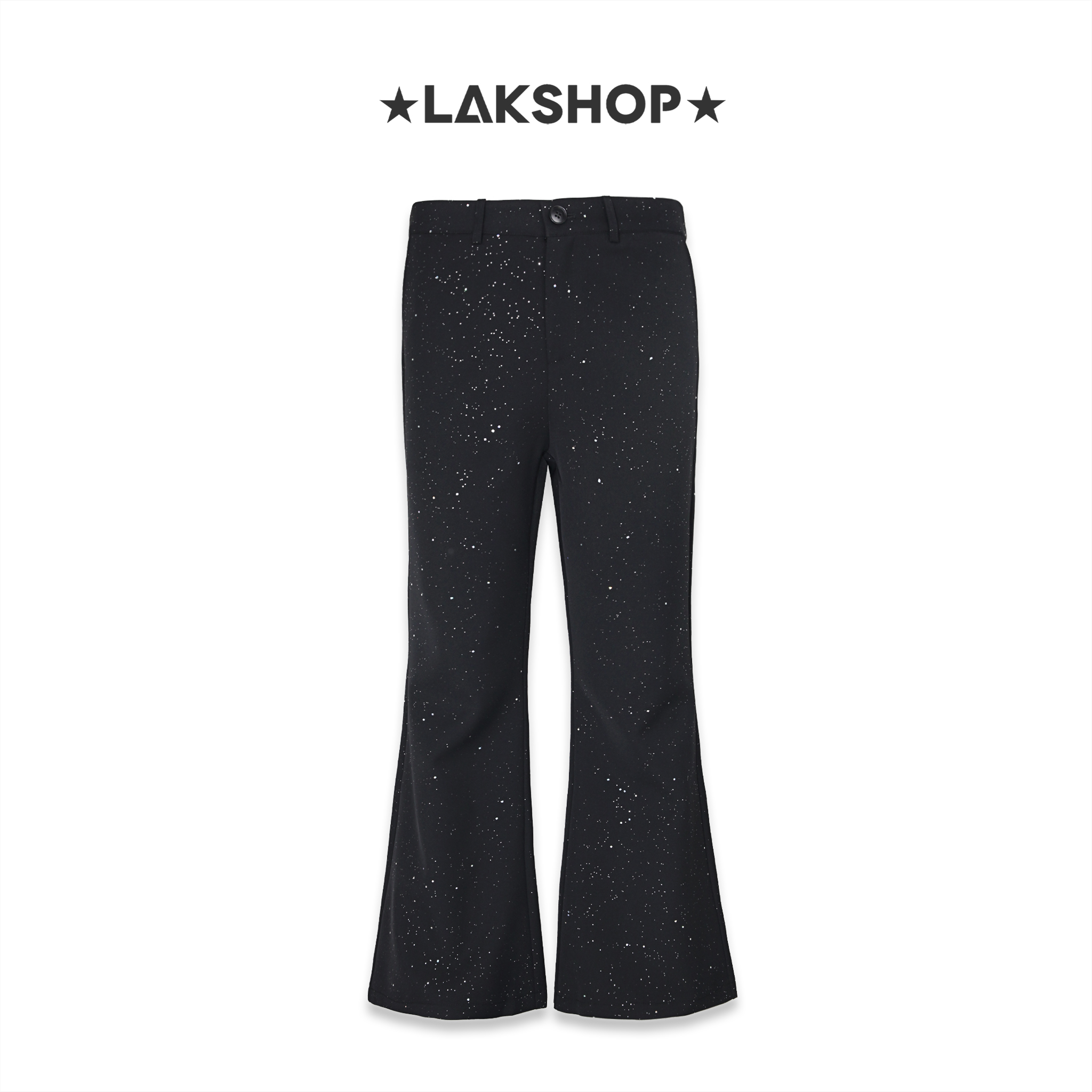 Quần Bling Bling Black Flared Pants