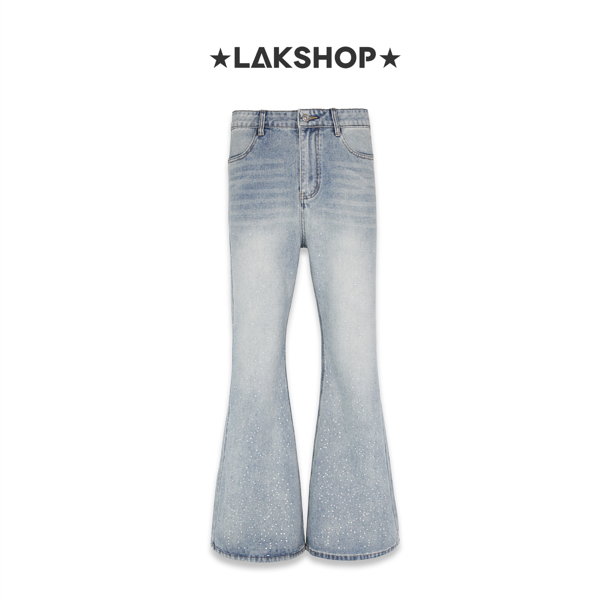 Quần Blue Bling Bling Flared Trousers Jean