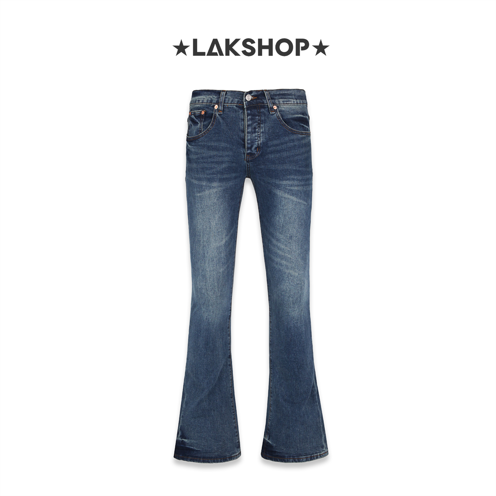 Quần Dark Blue Classic Flared Jeans
