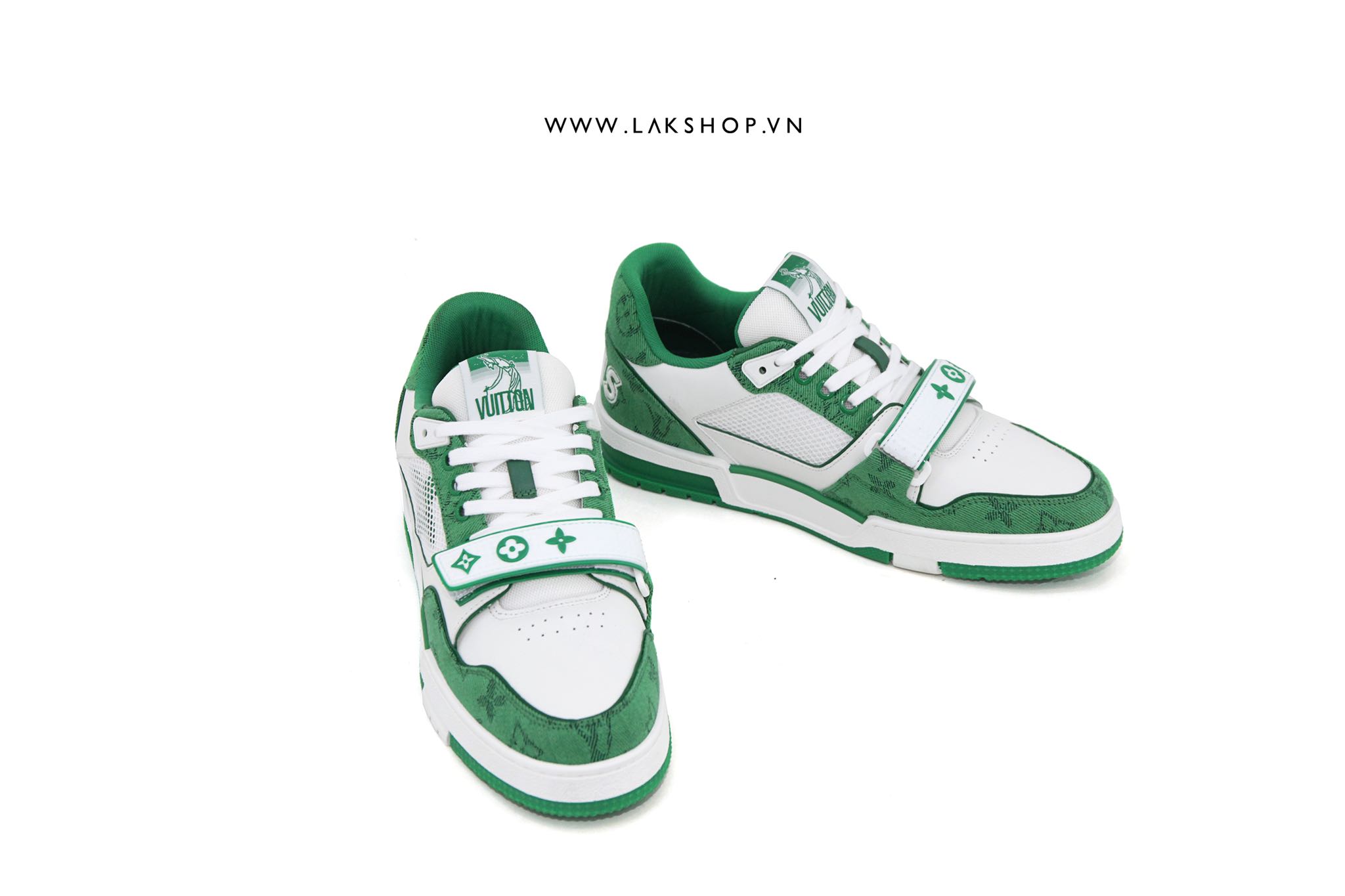 Louis Vuitton Strap Trainer Green