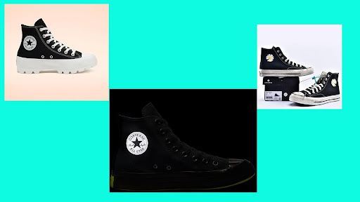 Các mẫu giày sneaker Converse cổ cao đen tung “bùa yêu” khiến fans mê mệt
