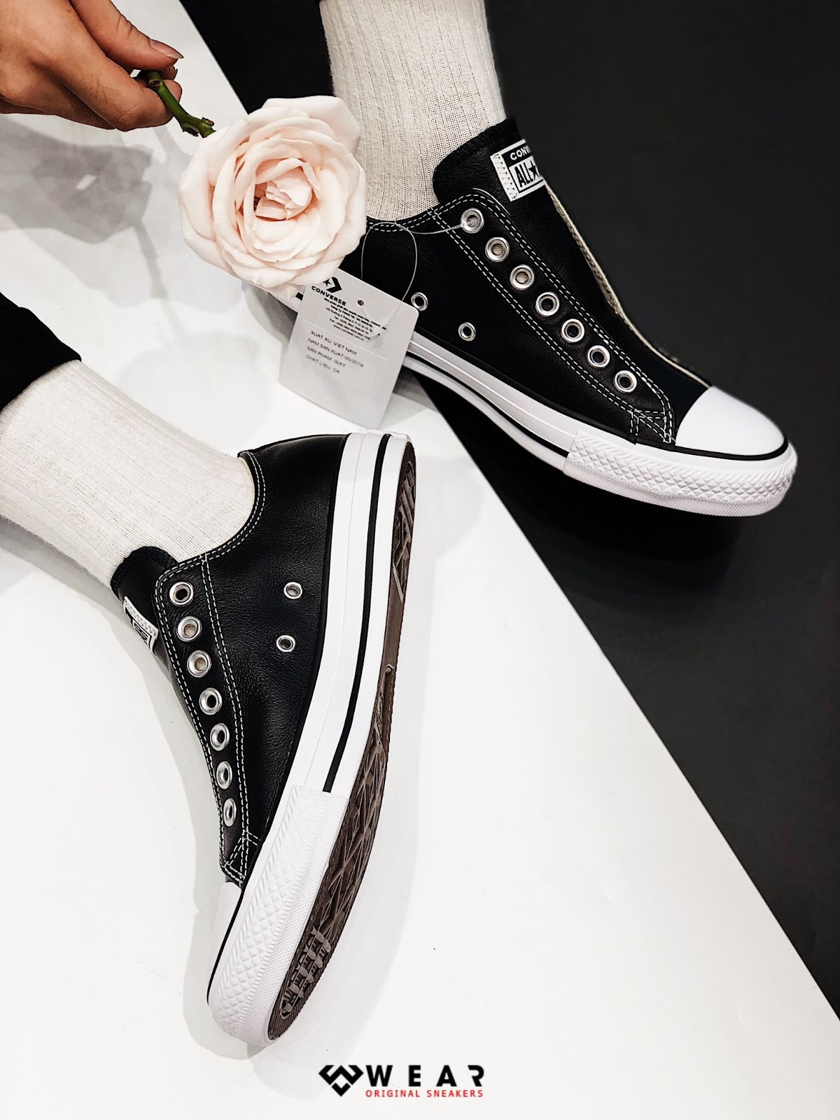 “Nàng thơ” Chuck Taylor All Star Leather Slip dành cho team không thích sự “trói buộc”