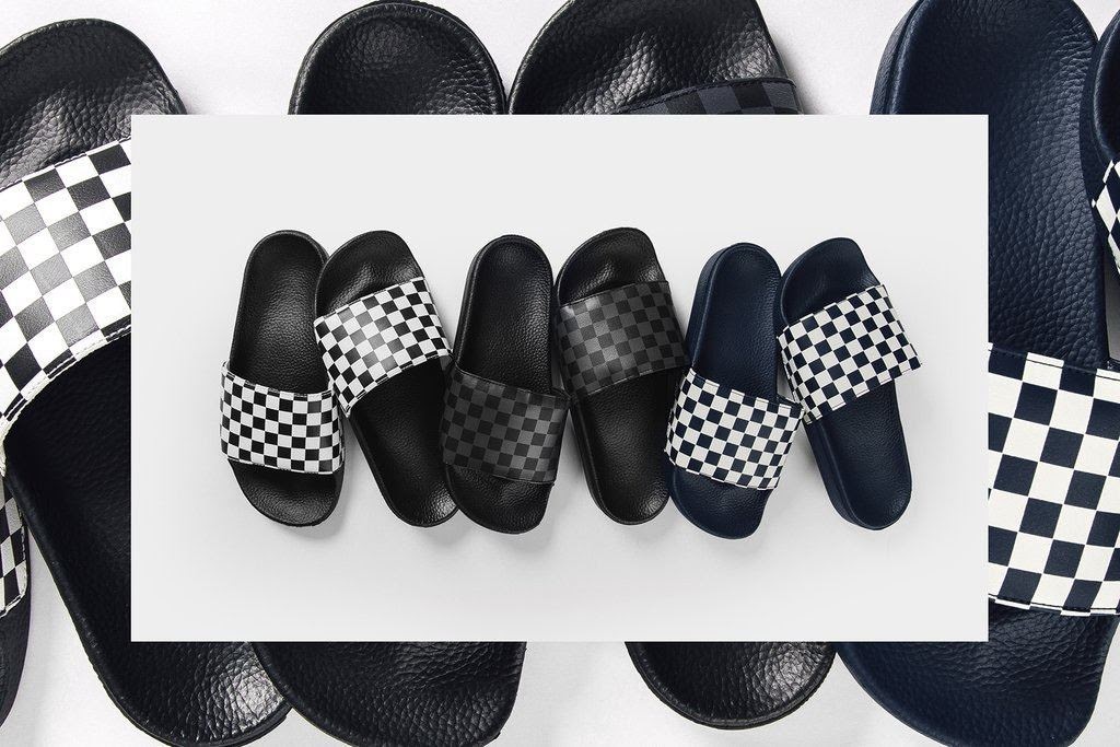 Dép Vans Checkerboard - sành điệu với họa tiết ô vuông huyền thoại