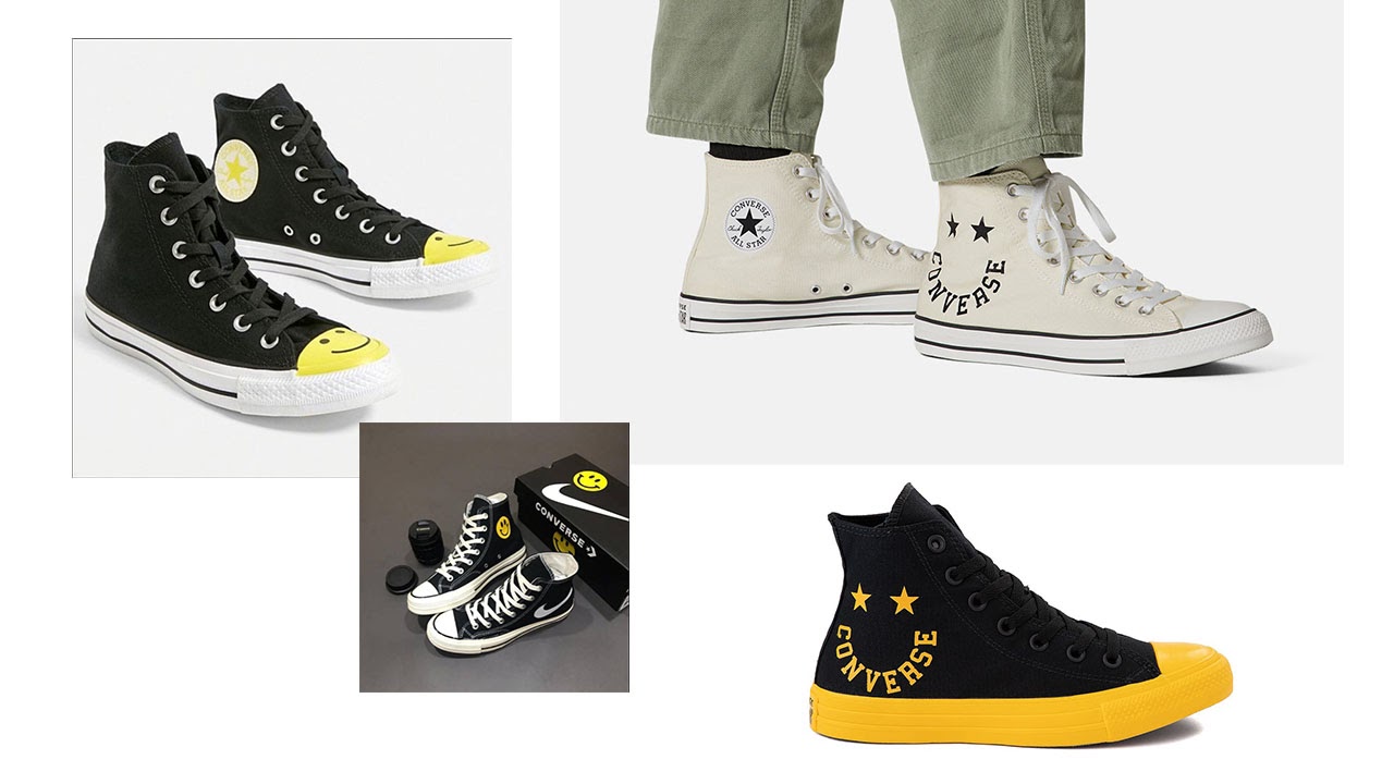 Những đôi giày Converse mặt cười mang lại năng lượng siêu tích cực