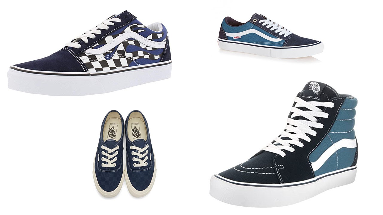 Giày Vans xanh đen sự lựa chọn tuyệt vời