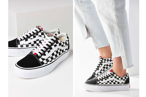 Mix giày Vans Old Skool Checkerboard chất như stylist