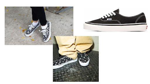 Top giày Vans Authentic đen đáng sở hữu và độc đáo nhất