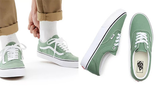 Bắt trend xanh lá cực hot của năm 2021 với Vans Color Theory Shale Green