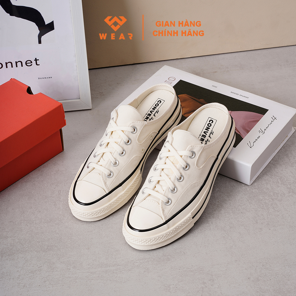 Giày Converse Chuck 70 Mule Recycled - White - 172592C