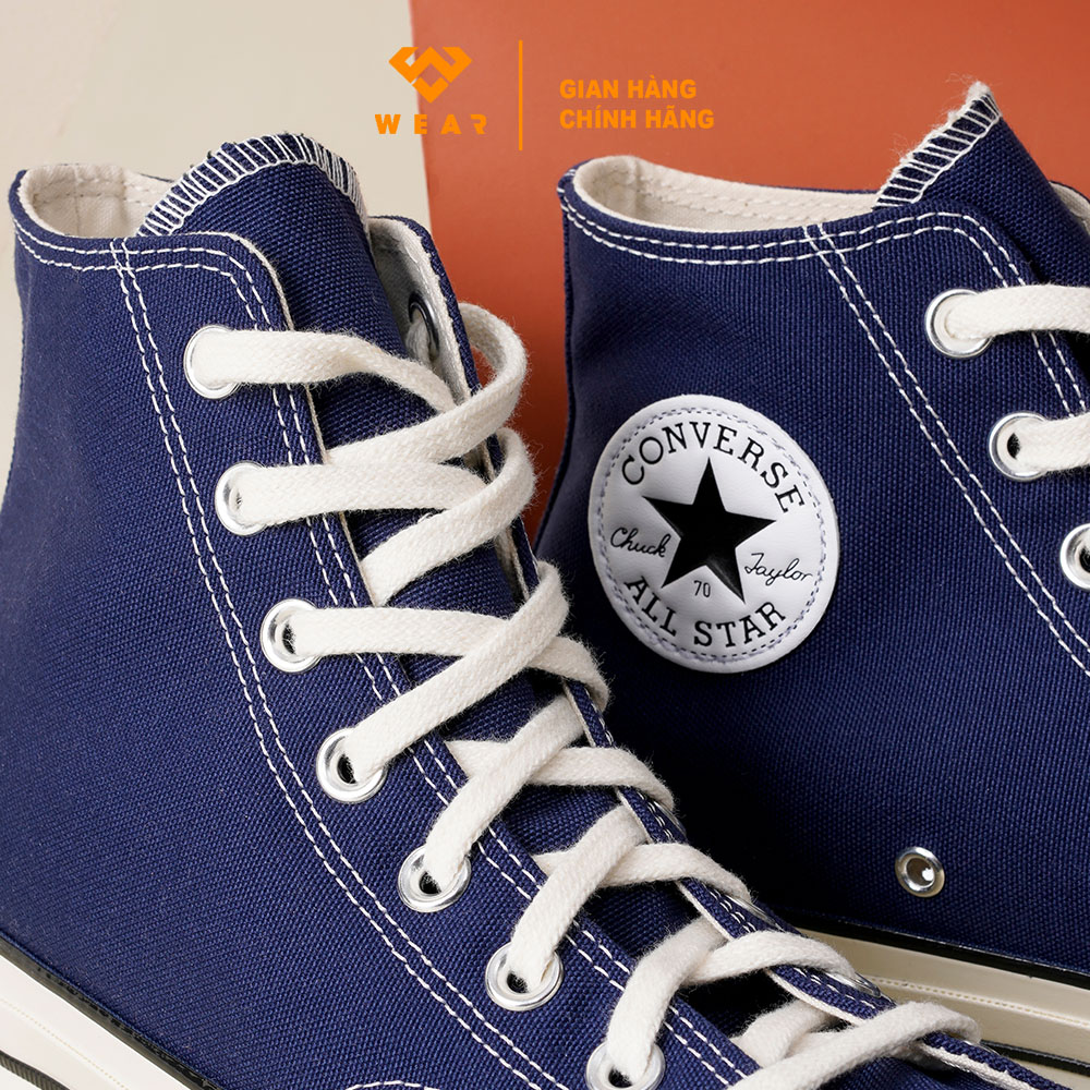 Giày Converse Chuck 70 High Recycled Canvas Midnight Navy - 172676C