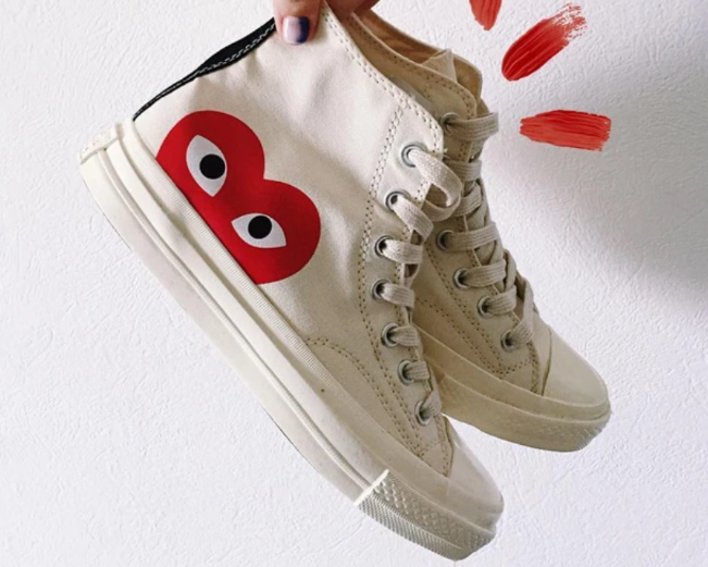 Converse play heart hà clearance nội