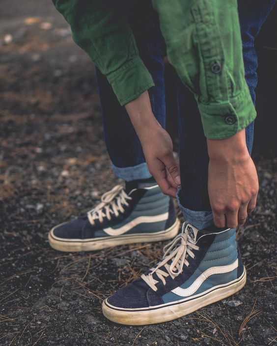 Giày Vans Sk8-Hi Navy