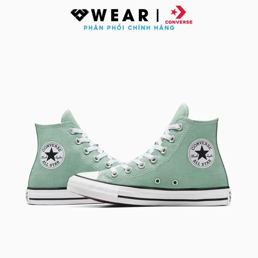 Giay Converse Chuck Taylor All Star Herby Green Hi A06563C WearVN